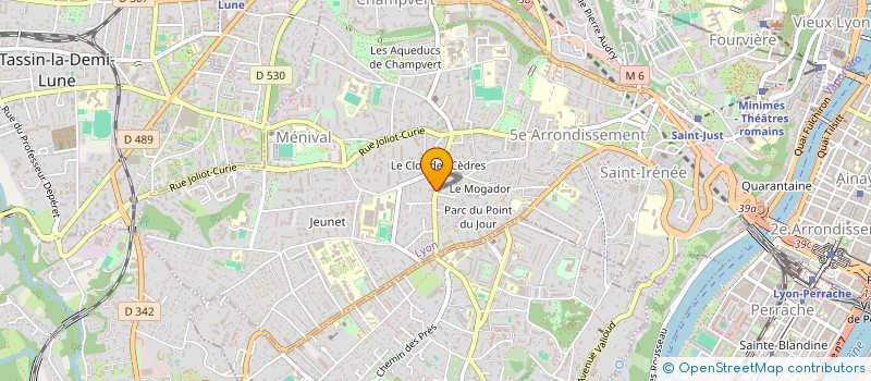 localisation de l'entreprise MADAME CHISTINE-BRIGITTE DEFOLLIN à LYON