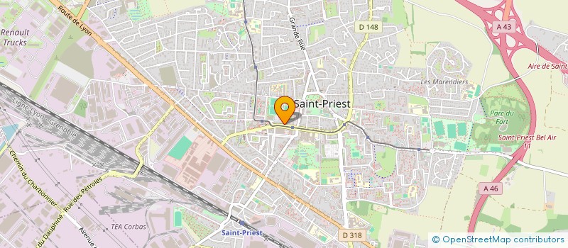 localisation de l'entreprise MADAME CHITAPHA COULIBALY  SAINT-PRIEST