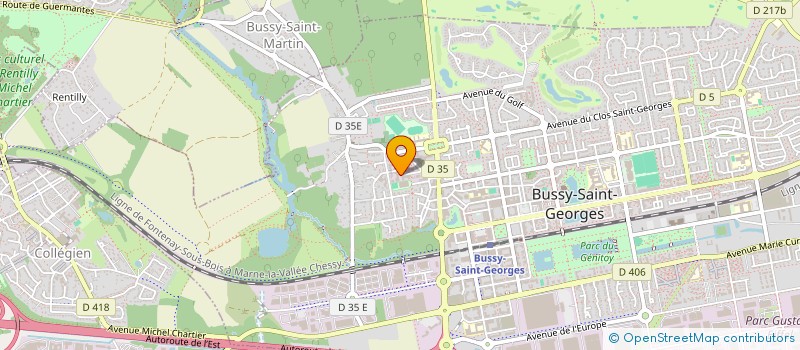 localisation de l'entreprise MADAME CHITROATEE HURREESING  BUSSY-SAINT-GEORGES