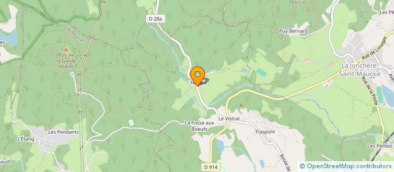 localisation de l'entreprise MADAME CHITTIMA BUNYASIRIPHANT  SAINT-LAURENT-LES-EGLISES