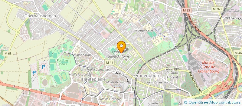 localisation de l'entreprise MADAME CHIYU CHEN à STRASBOURG