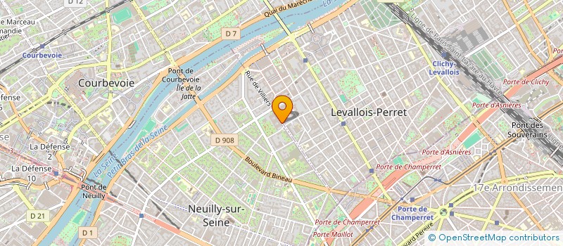 localisation de l'entreprise MADAME CHJARA ORTOLANO à NEUILLY-SUR-SEINE
