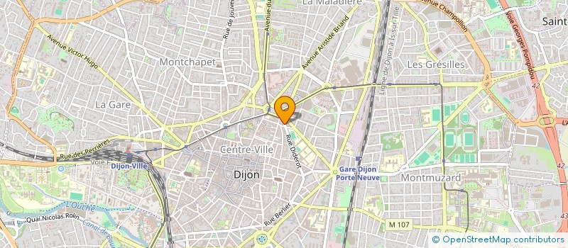 localisation de l'entreprise MADAME CHLARA CUISINIER à DIJON
