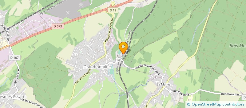 localisation de l'entreprise MADAME CHLOE ABBE à BYANS-SUR-DOUBS