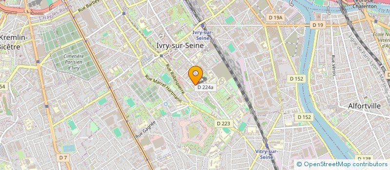 localisation de l'entreprise MADAME CHLOE ABBES  IVRY-SUR-SEINE