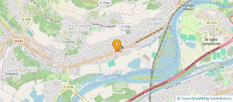 localisation de l'entreprise MADAME CHLOE ADAM  SCY-CHAZELLES