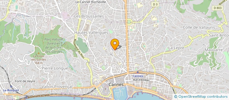 localisation de l'entreprise MADAME CHLOE AIRIAUD à CANNES
