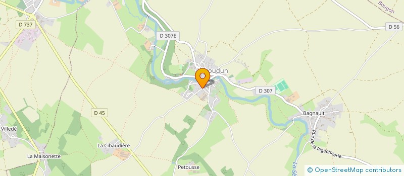 localisation de l'entreprise MADAME CHLOE ALBARET  EXOUDUN