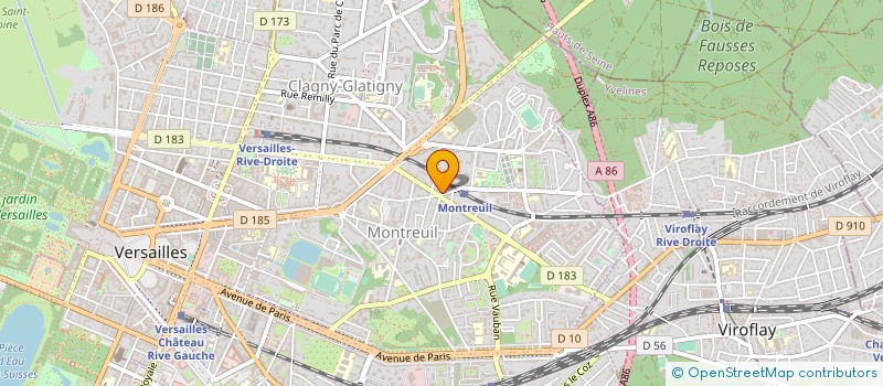 localisation de l'entreprise MADAME CHLOE ALDANA JAGUE à VERSAILLES