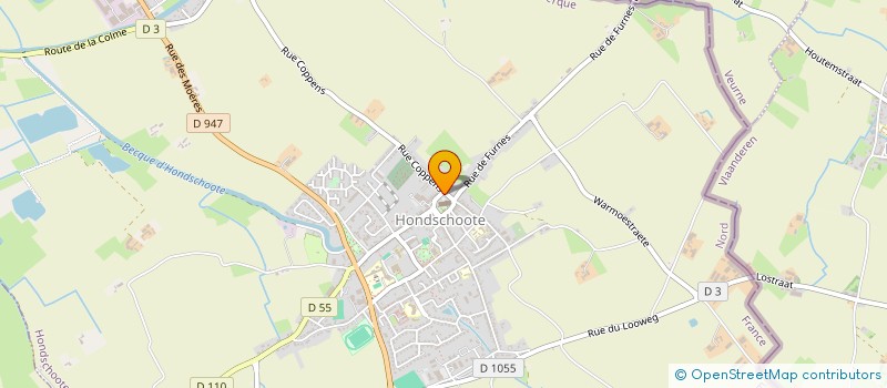 localisation de l'entreprise MADAME CHLOE ALLARD  HONDSCHOOTE