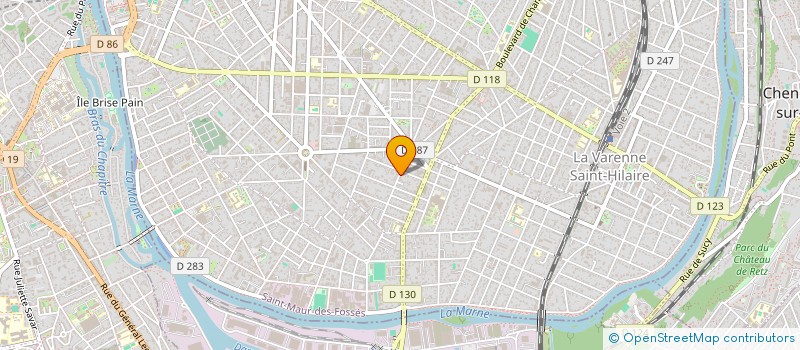 localisation de l'entreprise MADAME CHLOE ALMEIDA à SAINT-MAUR-DES-FOSSES