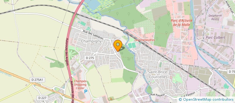 localisation de l'entreprise MADAME CHLOE ANCHAO  CHAMPIGNY