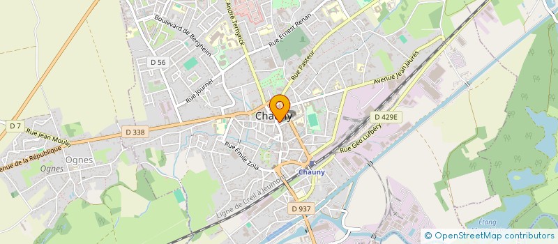 localisation de l'entreprise MADAME CHLOE ANDRAULT STAVRAKELIS  CHAUNY