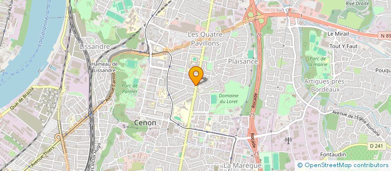 localisation de l'entreprise MADAME CHLOE ANDRE  CENON