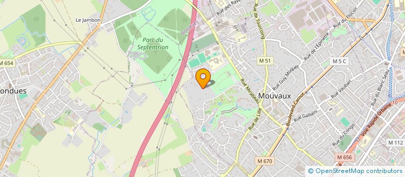 localisation de l'entreprise MADAME CHLOE ANNE DERVAUX  MOUVAUX