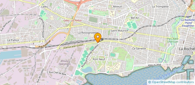 localisation de l'entreprise MADAME CHLOE ANTOINE  LA ROCHELLE