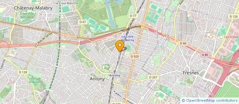 localisation de l'entreprise MADAME CHLOE ARENY à ANTONY