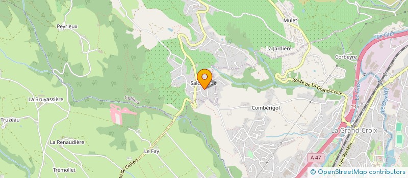 localisation de l'entreprise MADAME CHLOE ARNAUD  CELLIEU