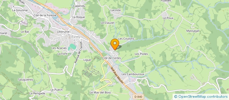 localisation de l'entreprise MADAME CHLOE ARNOUX  FIRMI