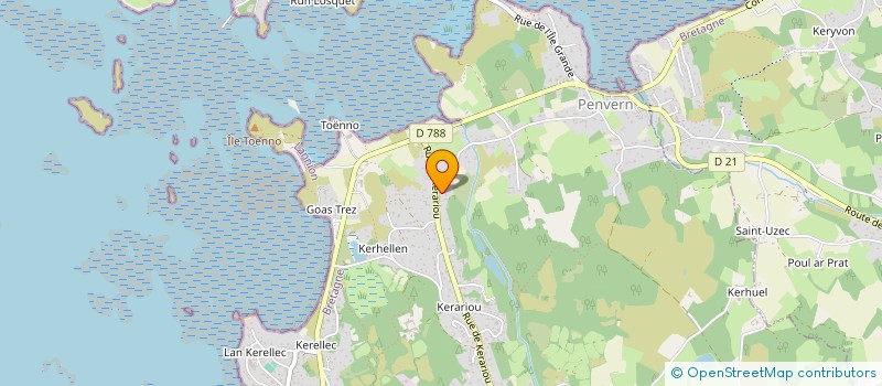 localisation de l'entreprise MADAME CHLOE ARTUS  TREBEURDEN