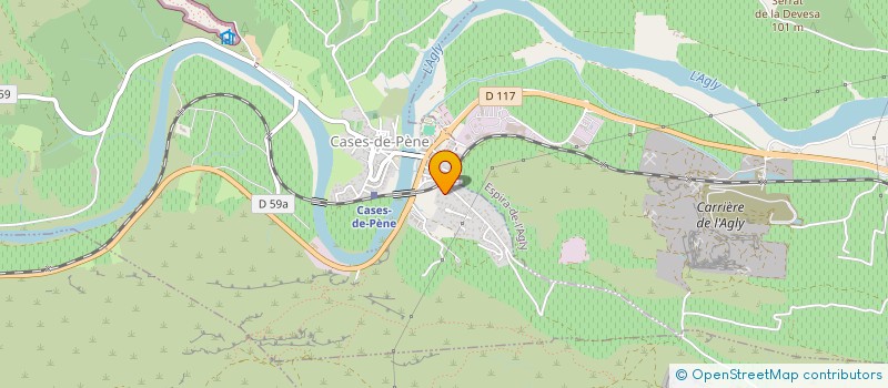 localisation de l'entreprise MADAME CHLOE ASTOR  CASES-DE-PENE