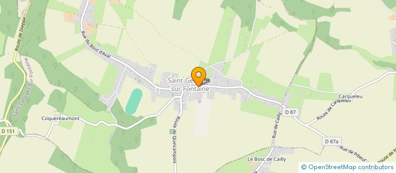 localisation de l'entreprise MADAME CHLOE ATTAGNANT  SAINT-GEORGES-SUR-FONTAINE