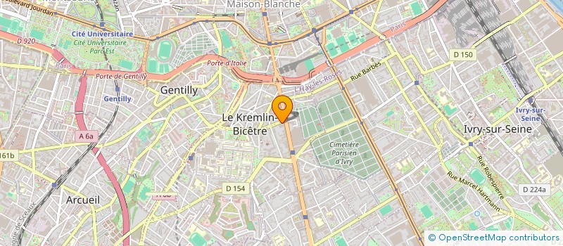 localisation de l'entreprise MADAME CHLOE ATTHAR à LE KREMLIN-BICETRE