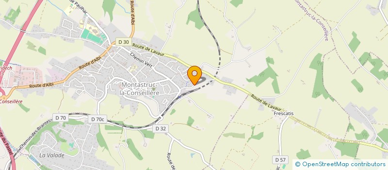 localisation de l'entreprise MADAME CHLOE AUBIN  MONTASTRUC-LA-CONSEILLERE