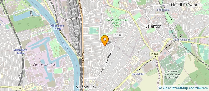 localisation de l'entreprise MADAME CHLOE AUGUSTE  VILLENEUVE-SAINT-GEORGES