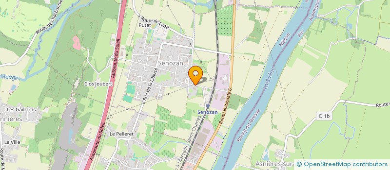 localisation de l'entreprise MADAME CHLOE AVES  SENOZAN