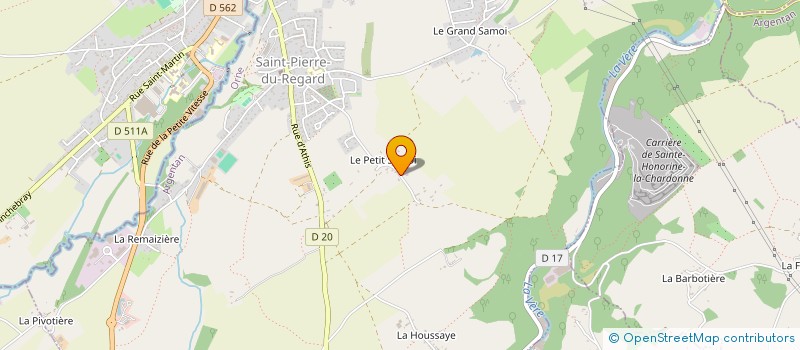 localisation de l'entreprise MADAME CHLOE AVICE à SAINT-PIERRE-DU-REGARD