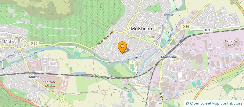 localisation de l'entreprise MADAME CHLOE BACKERT  MOLSHEIM