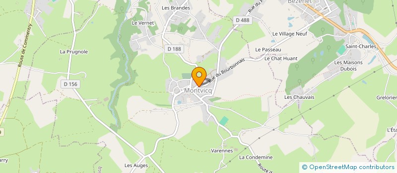 localisation de l'entreprise MADAME CHLOE BACOUEL à MONTVICQ