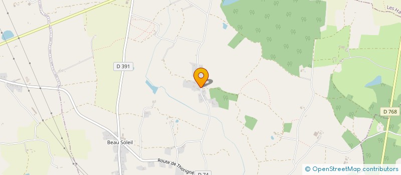 localisation de l'entreprise MADAME CHLOE BAERT  SCEAUX-D'ANJOU