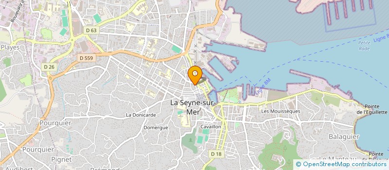 localisation de l'entreprise MADAME CHLOE BAILOT à LA SEYNE-SUR-MER