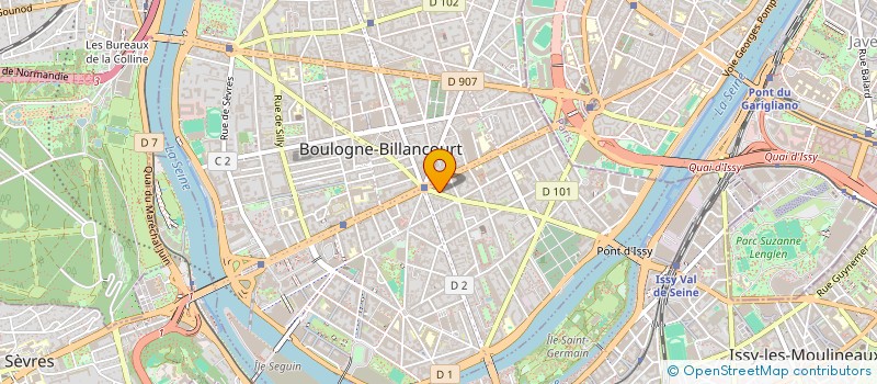 localisation de l'entreprise MADAME CHLOE BARBANT  BOULOGNE-BILLANCOURT