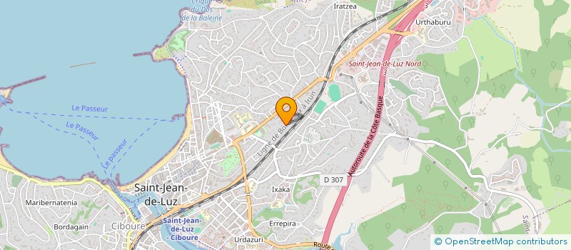 localisation de l'entreprise MADAME CHLOE BARBERIS  SAINT-JEAN-DE-LUZ