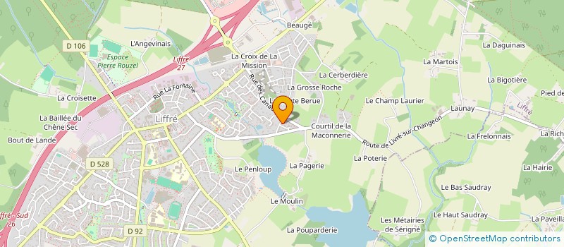 localisation de l'entreprise MADAME CHLOE BARBOT  LIFFRE