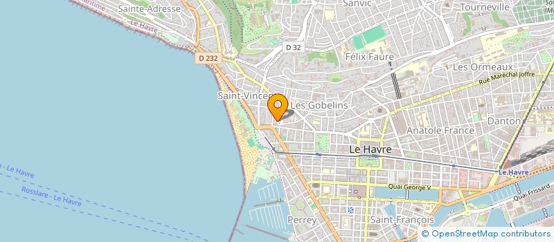 localisation de l'entreprise MADAME CHLOE BARON  LE HAVRE