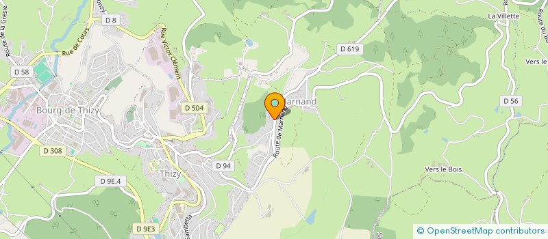 localisation de l'entreprise MADAME CHLOE BARRON  THIZY-LES-BOURGS