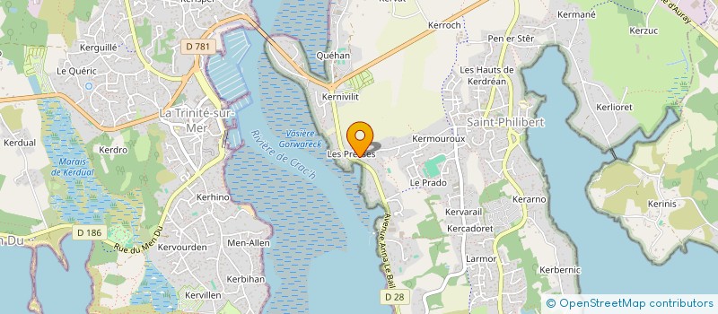 localisation de l'entreprise MADAME CHLOE BASSI  SAINT-PHILIBERT