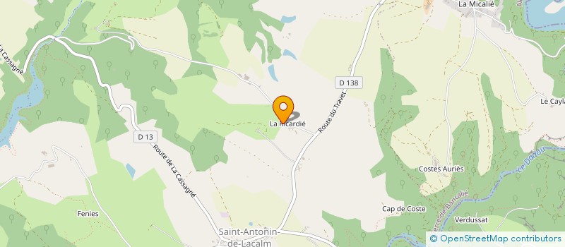 localisation de l'entreprise MADAME CHLOE BASTIDE  TERRE-DE-BANCALIE