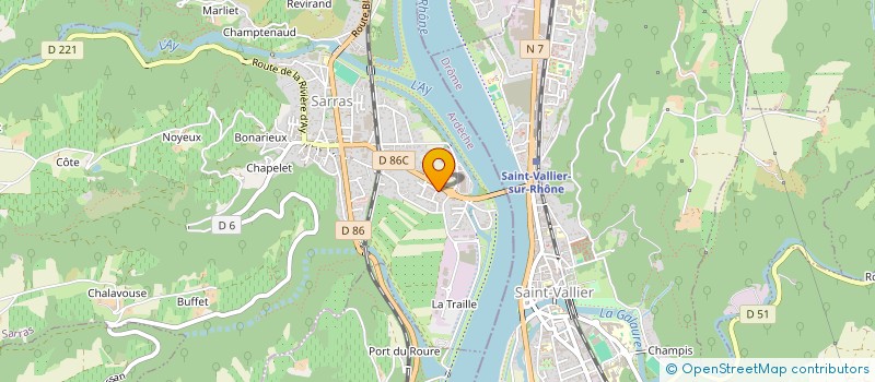 localisation de l'entreprise MADAME CHLOE BATTANDIER  SARRAS