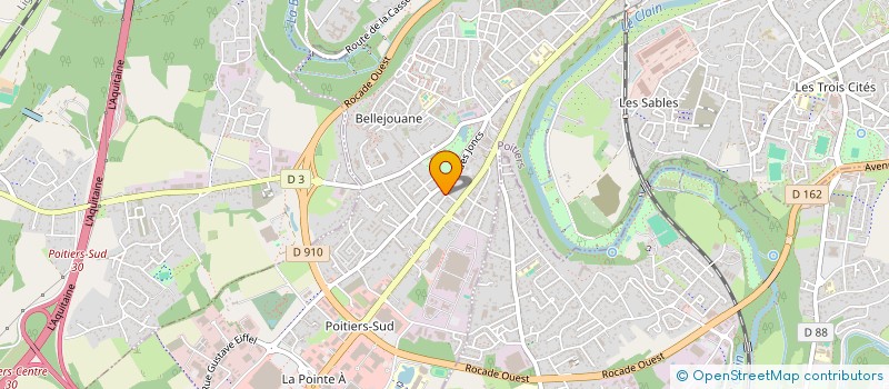 localisation de l'entreprise MADAME CHLOE BAUDRY  POITIERS