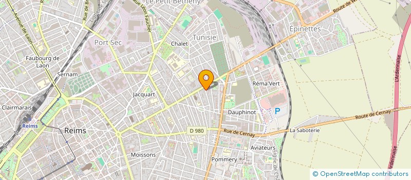 localisation de l'entreprise MADAME CHLOE BAUDRY  REIMS