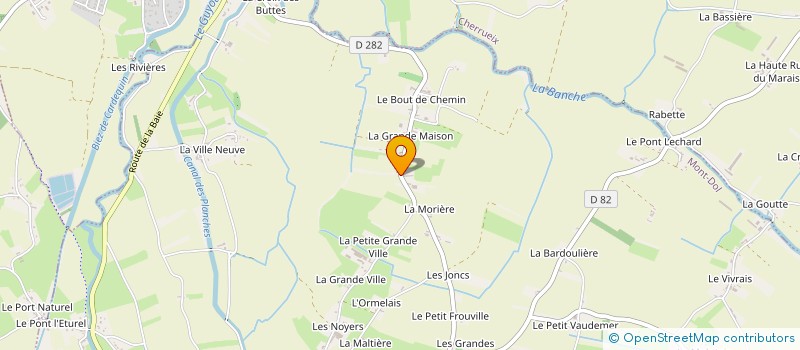 localisation de l'entreprise MADAME CHLOE BAXTER  MONT-DOL