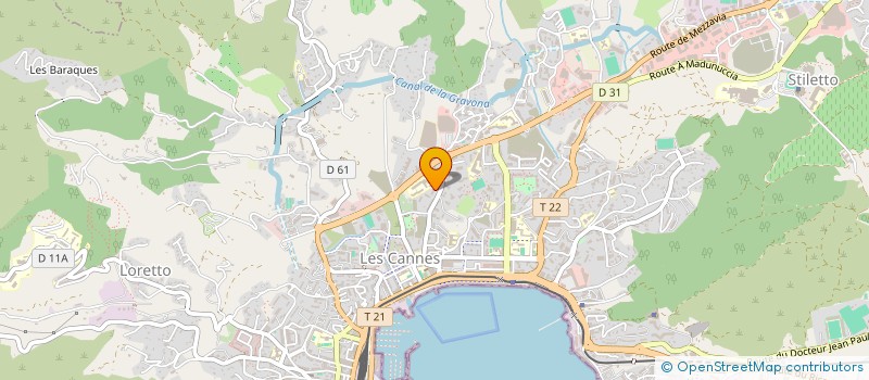 localisation de l'entreprise MADAME CHLOE BAYOL  AJACCIO