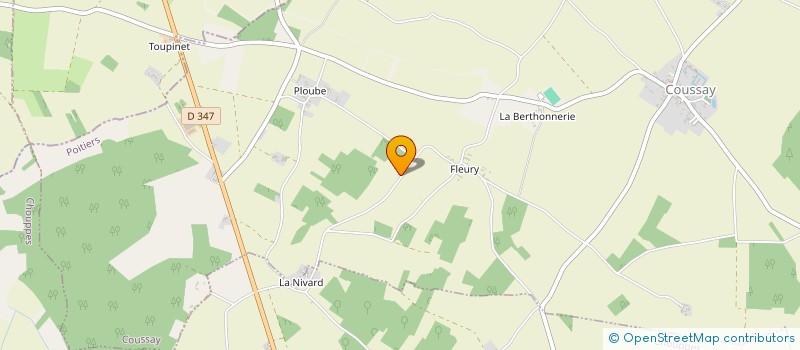 localisation de l'entreprise MADAME CHLOE BEAUFILS  COUSSAY