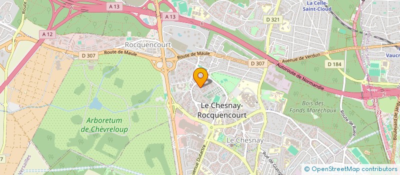 localisation de l'entreprise MADAME CHLOE BEN HAMOU  LE CHESNAY-ROCQUENCOURT