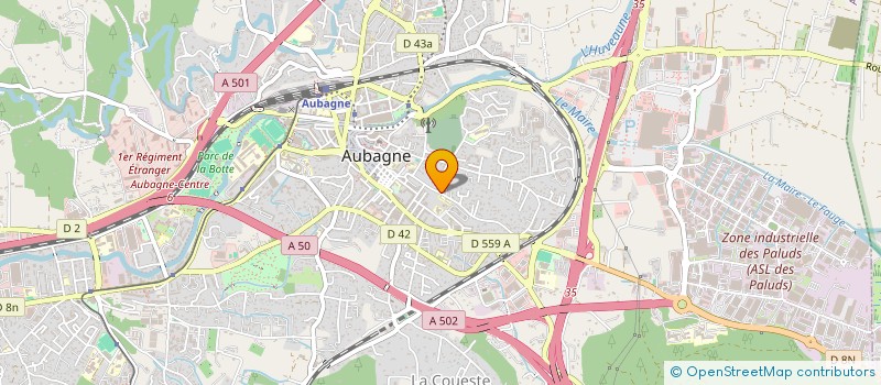 localisation de l'entreprise MADAME CHLOE BENESCHI à AUBAGNE